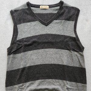 J.Crew Wool/Cotton Striped Sweater Vest Size S
